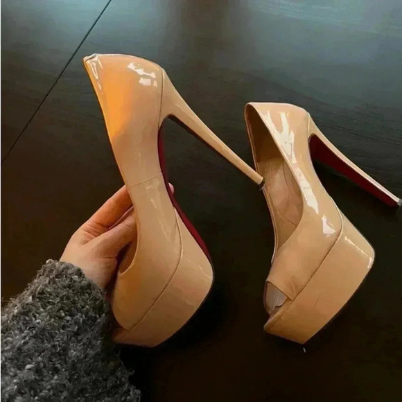 COPY - Open toe louboutin paris Fit 8.5 - Picture 1 of 12